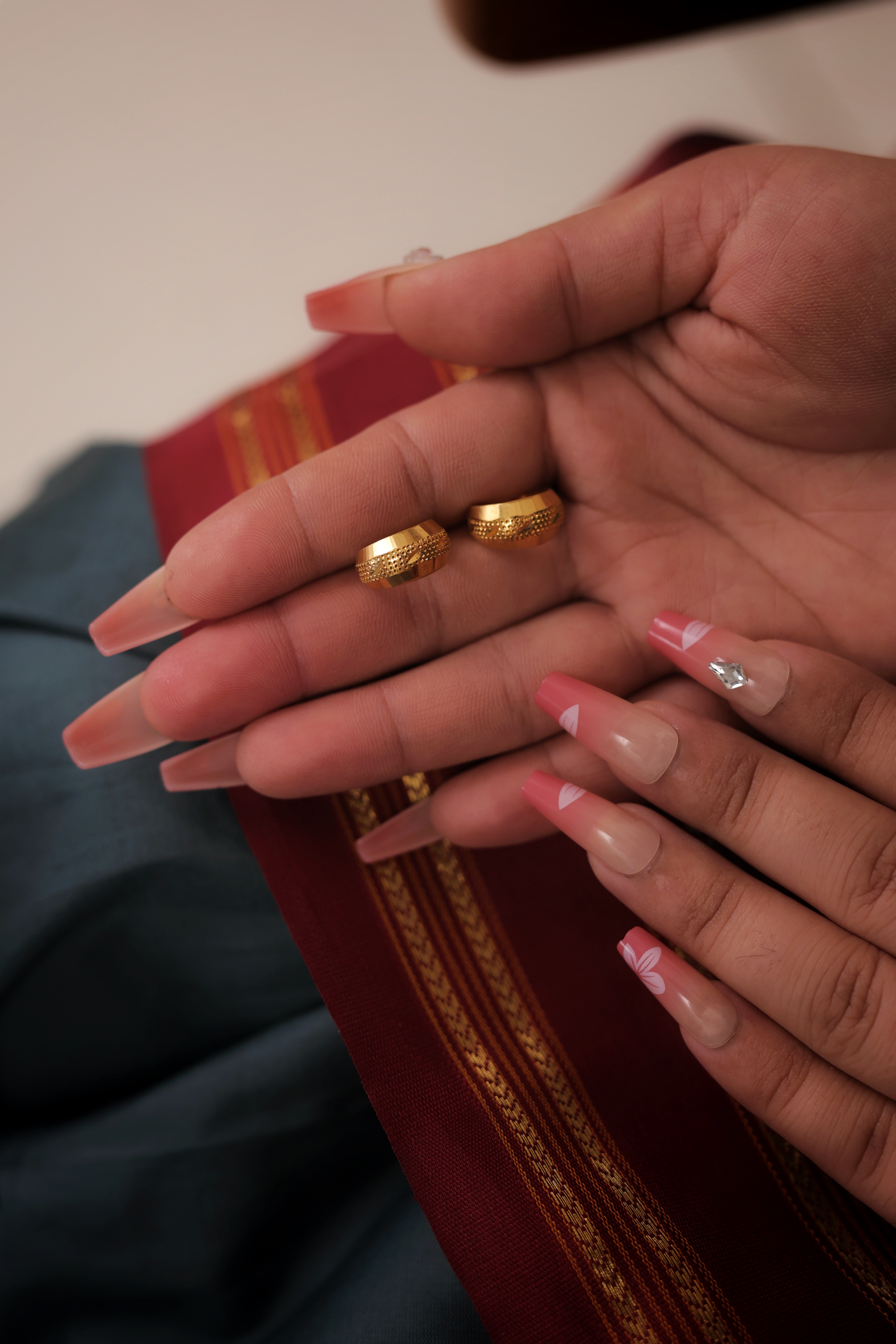 Bold Faceted Gold-Plated Cuff Bali Hoops | Wide Diamond-Cut C-Shaped Earrings | Luxurious Statement Jewellery